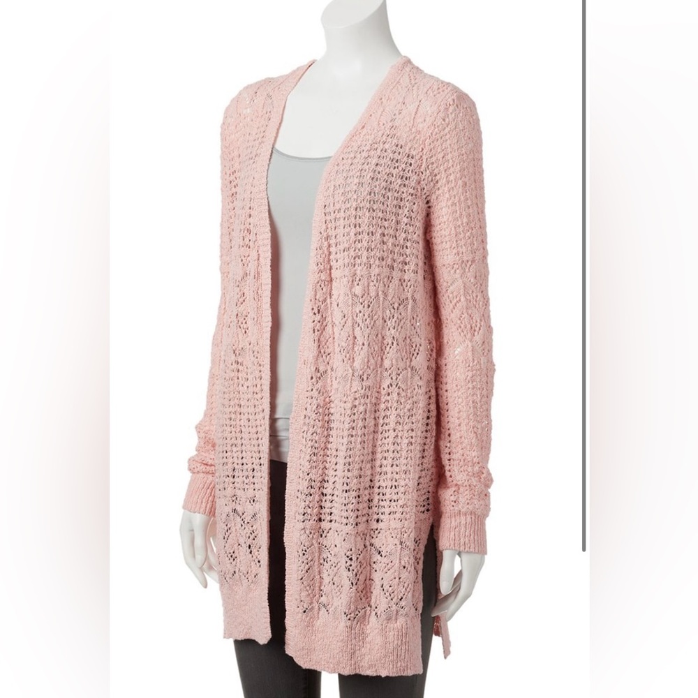 MUDD Crochet Cardigan